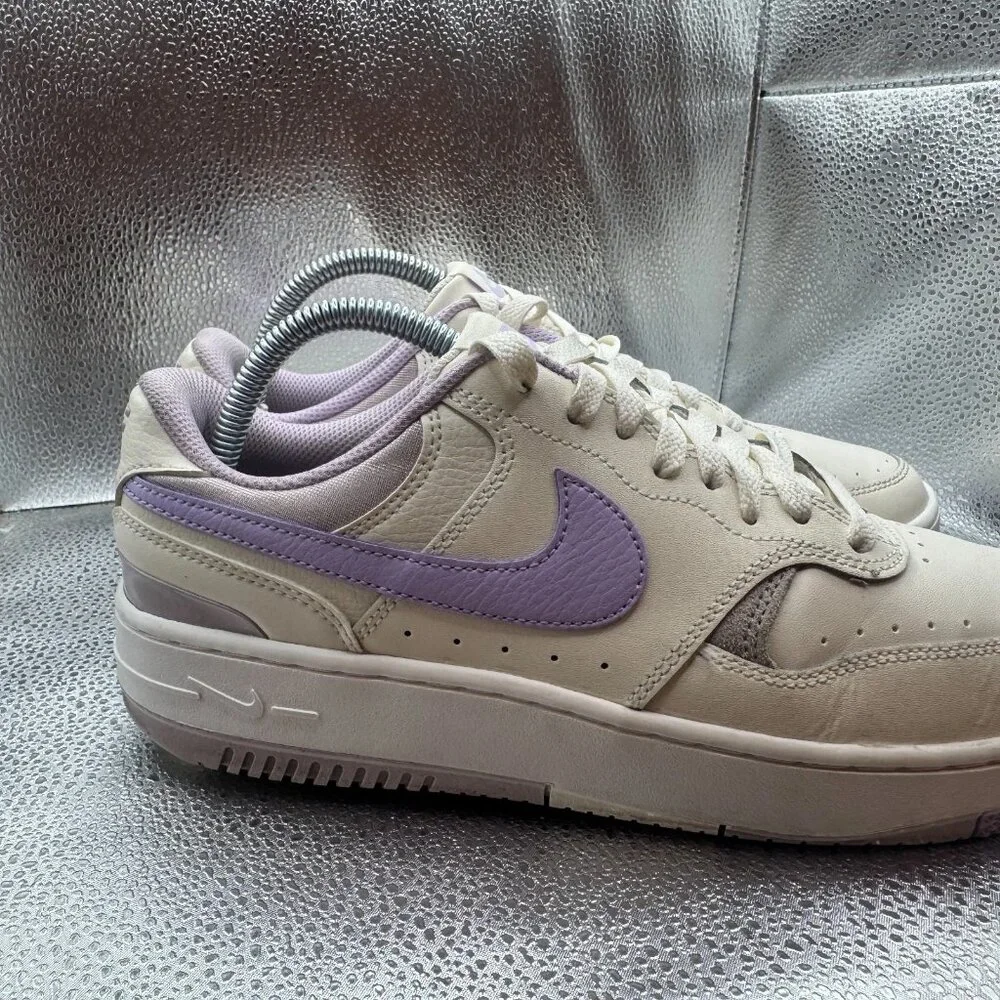 Size 9.5 Nike Gamma Force Womens Ivory Blue Athletic Sneakers Shoes DX9176-110‎